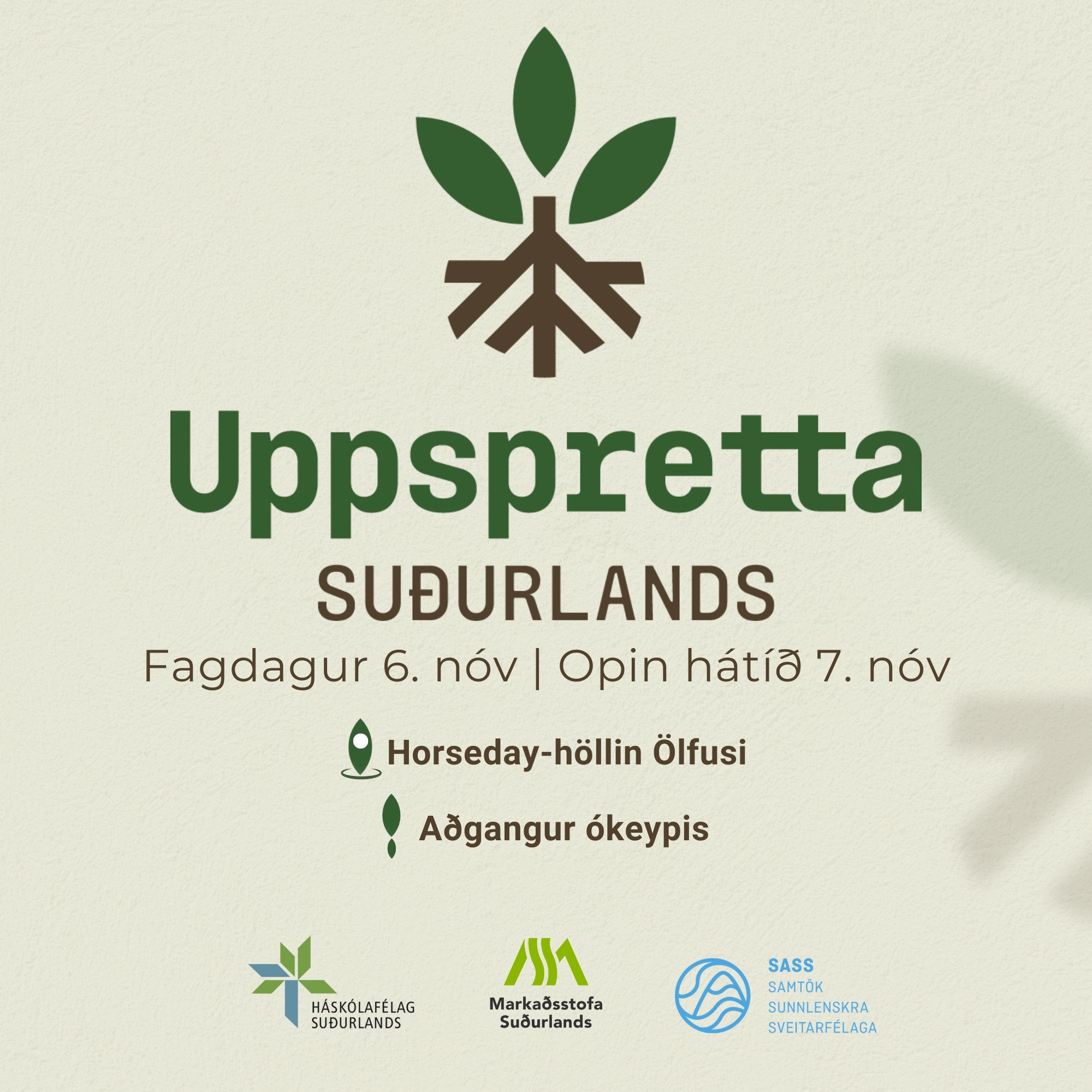 Uppspretta Suðurlands – Hátíð vaxtar og verðmætasköpunar